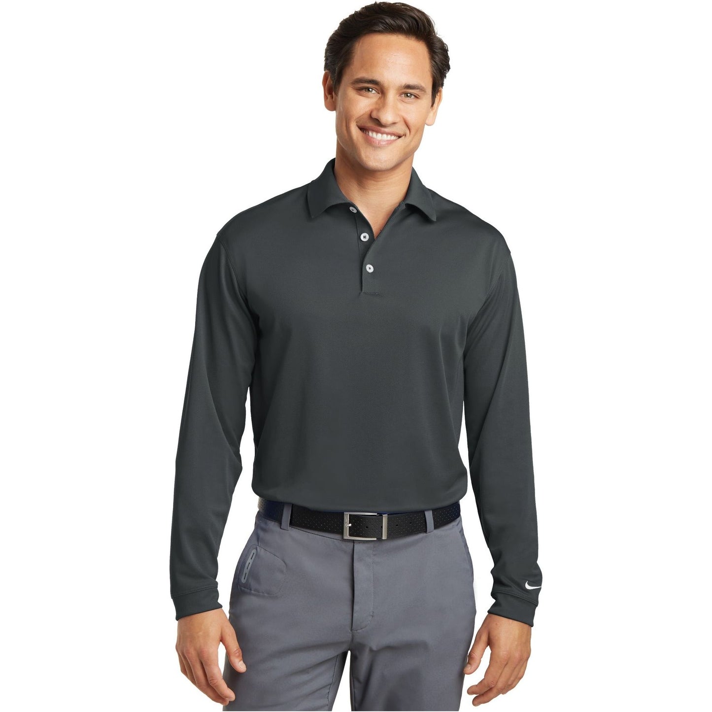 Nike Long Sleeve Dri-FIT Stretch Tech Polo