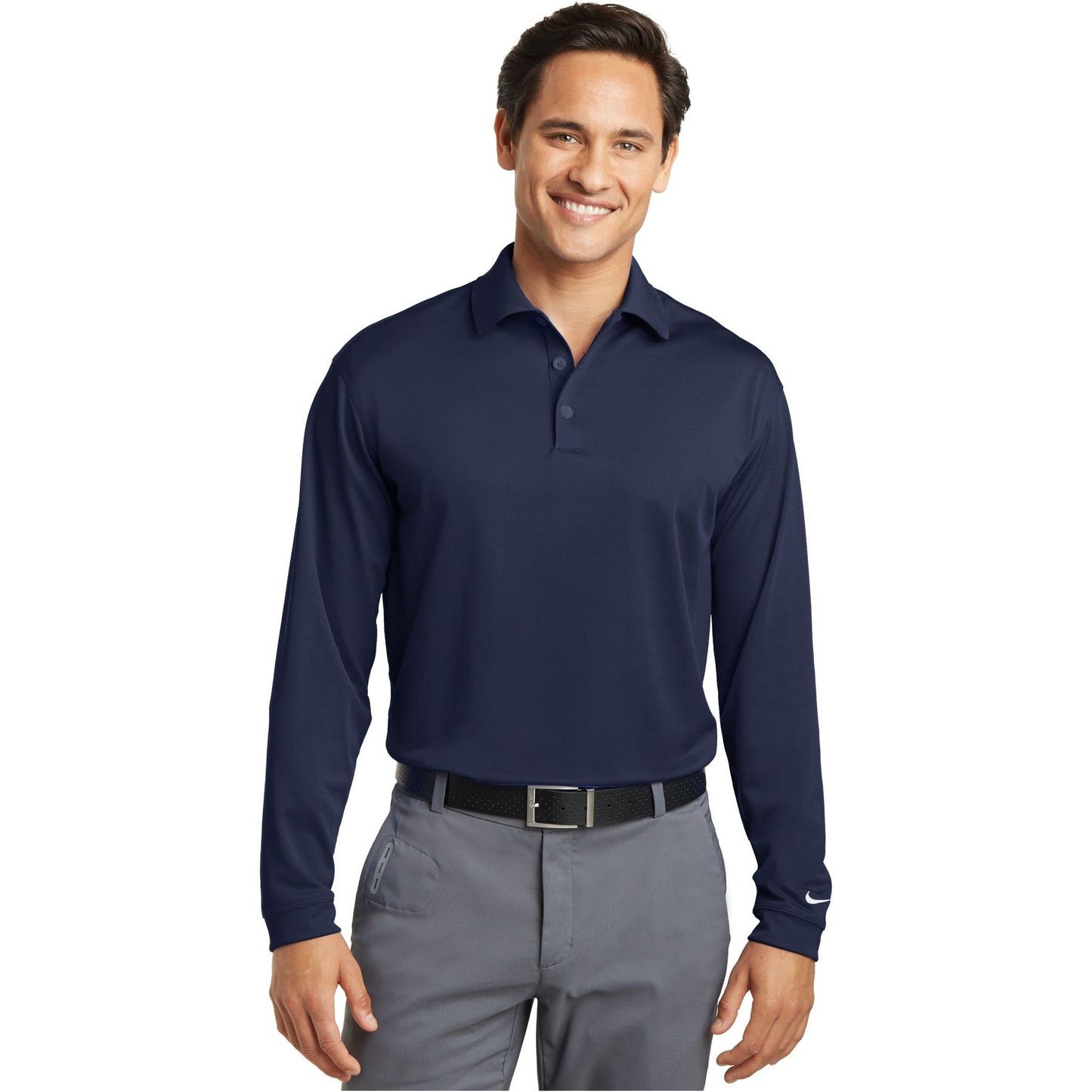 Nike Long Sleeve Dri-FIT Stretch Tech Polo